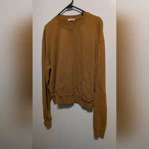 Good American Brown Sweatshirt 2 Best Fit Medium To Large Crewneck Boyfriend